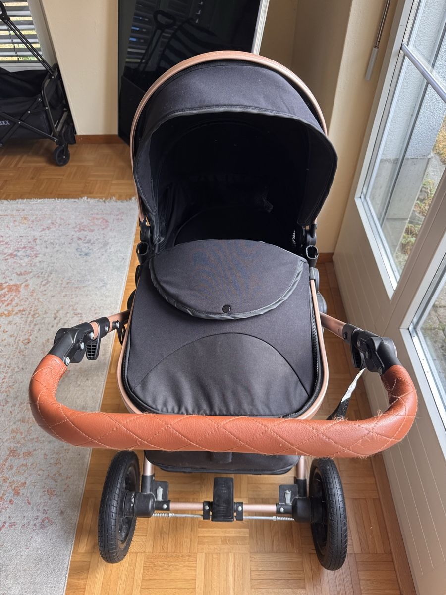 Poussette: Kinderwagen mit Babywanne  – D'occasion à Rapperswil SG par Eri_ka 1