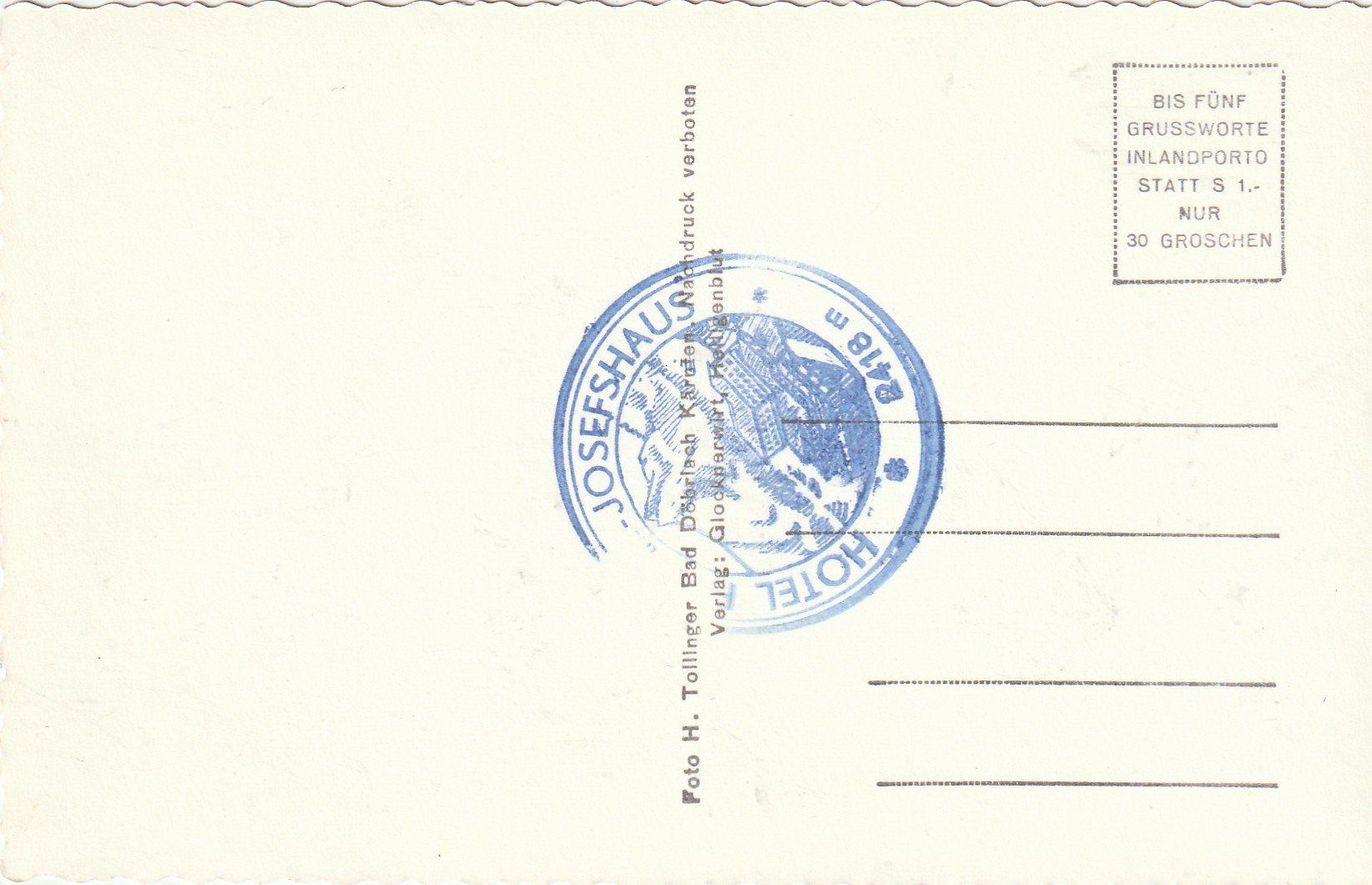 Cartoline postali: Berghaus -- Gletscher – Usato da Lumbrein venduto da made02 1