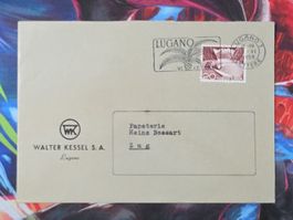 CL33 Enveloppe + Timbre Suisse 1958