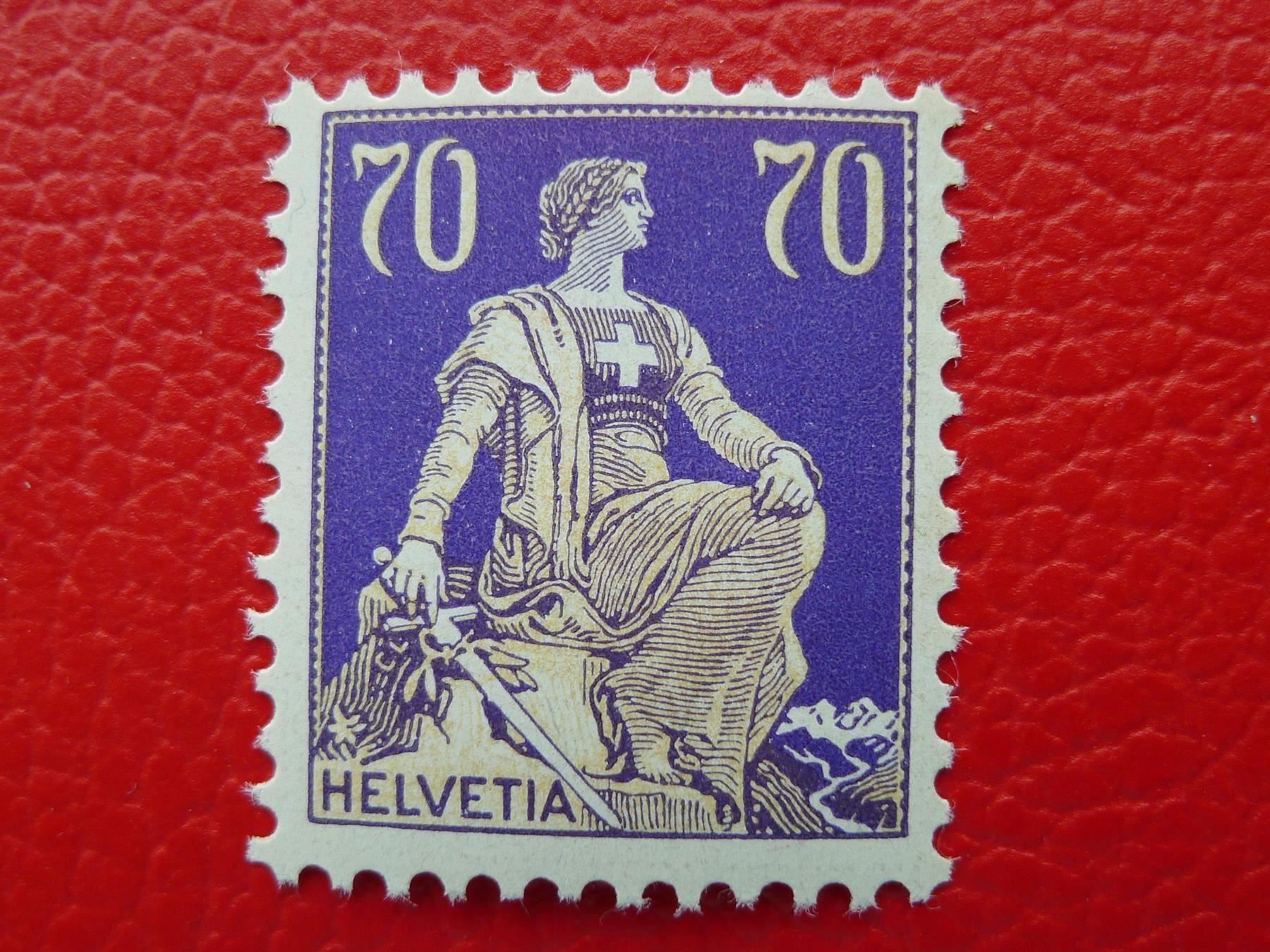 Alle Briefmarken: 1934: Nr.162z, ** postfrisch (geriffelt), Kat: 75.- – Gebraucht aus Sursee von Luzernerraute