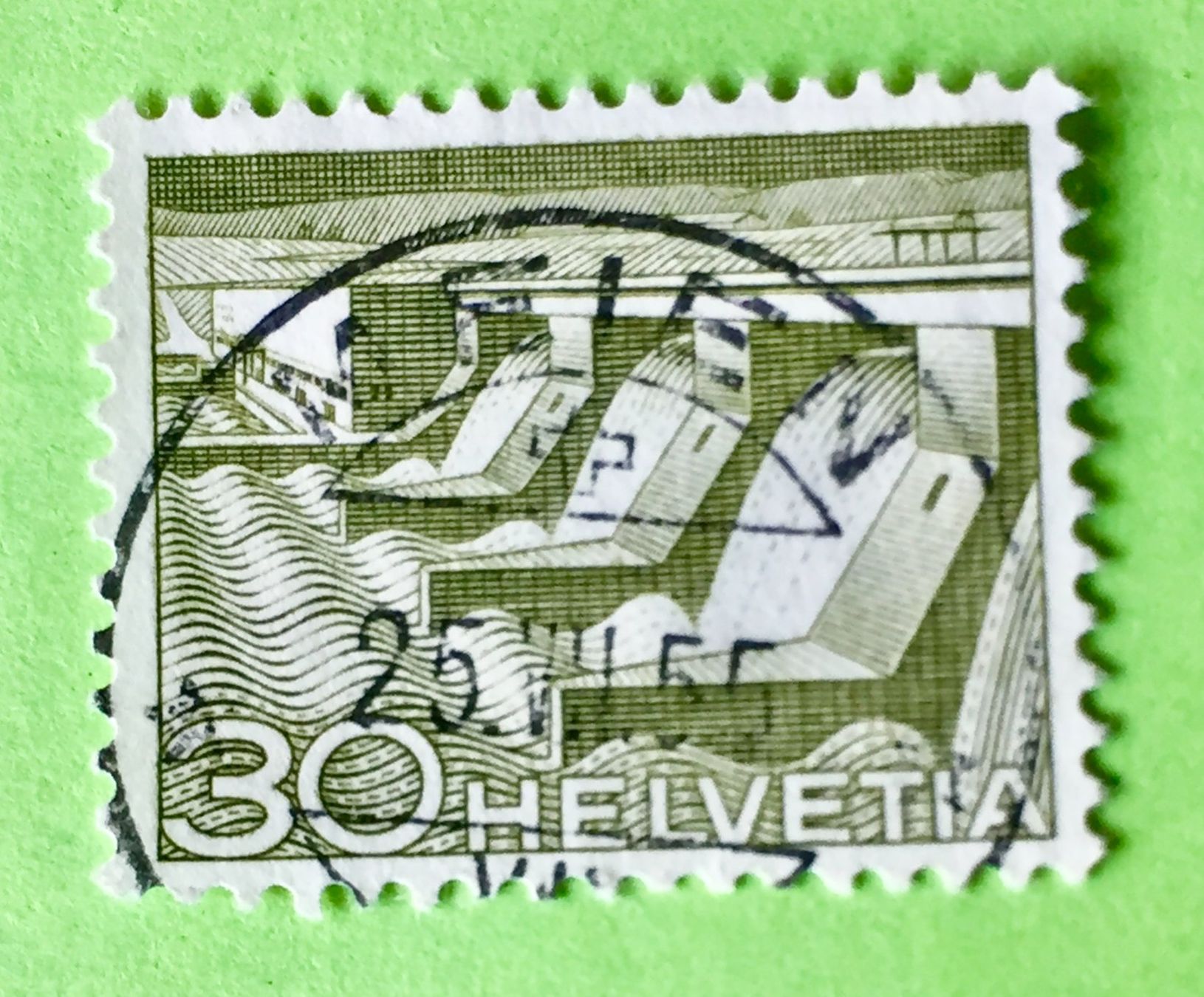 Tutti i francobolli: Nr.303 mit gestempelt Technik und Landschaft 1949  – Usato da Aarau venduto da Billa007