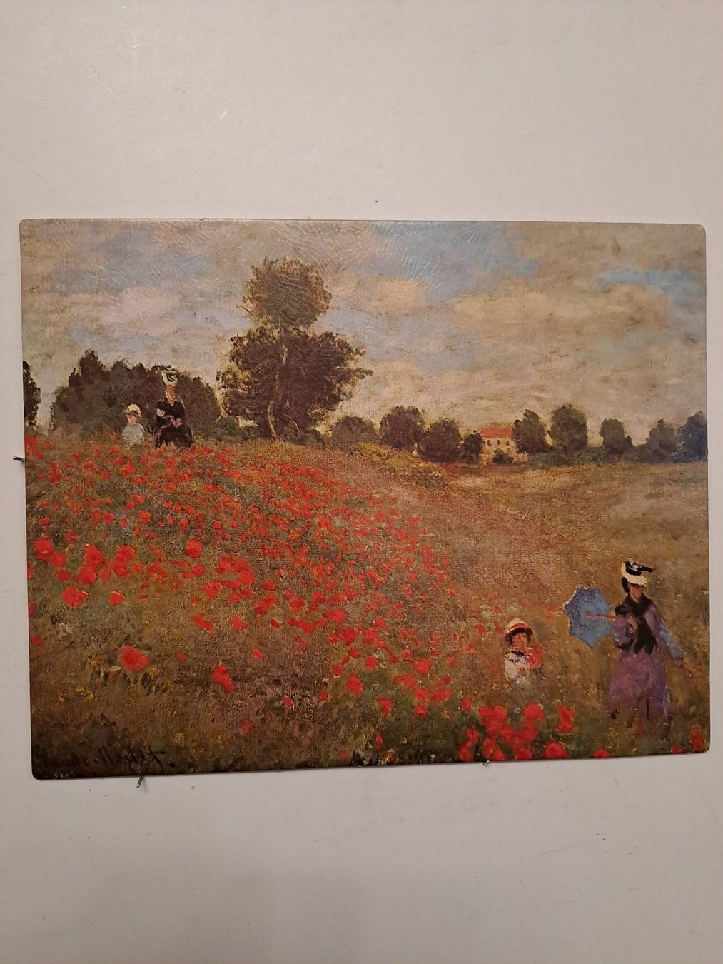 Posters & Illustrations: Das Mohnfeld bei Argenteuil von Clode Monet – D'occasion à Sedrun par placi13.