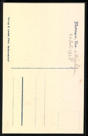 Cartoline postali: AK Mellingen, Strassenpartie mit Tor – Usato da Berlin venduto da bartko-reher 1