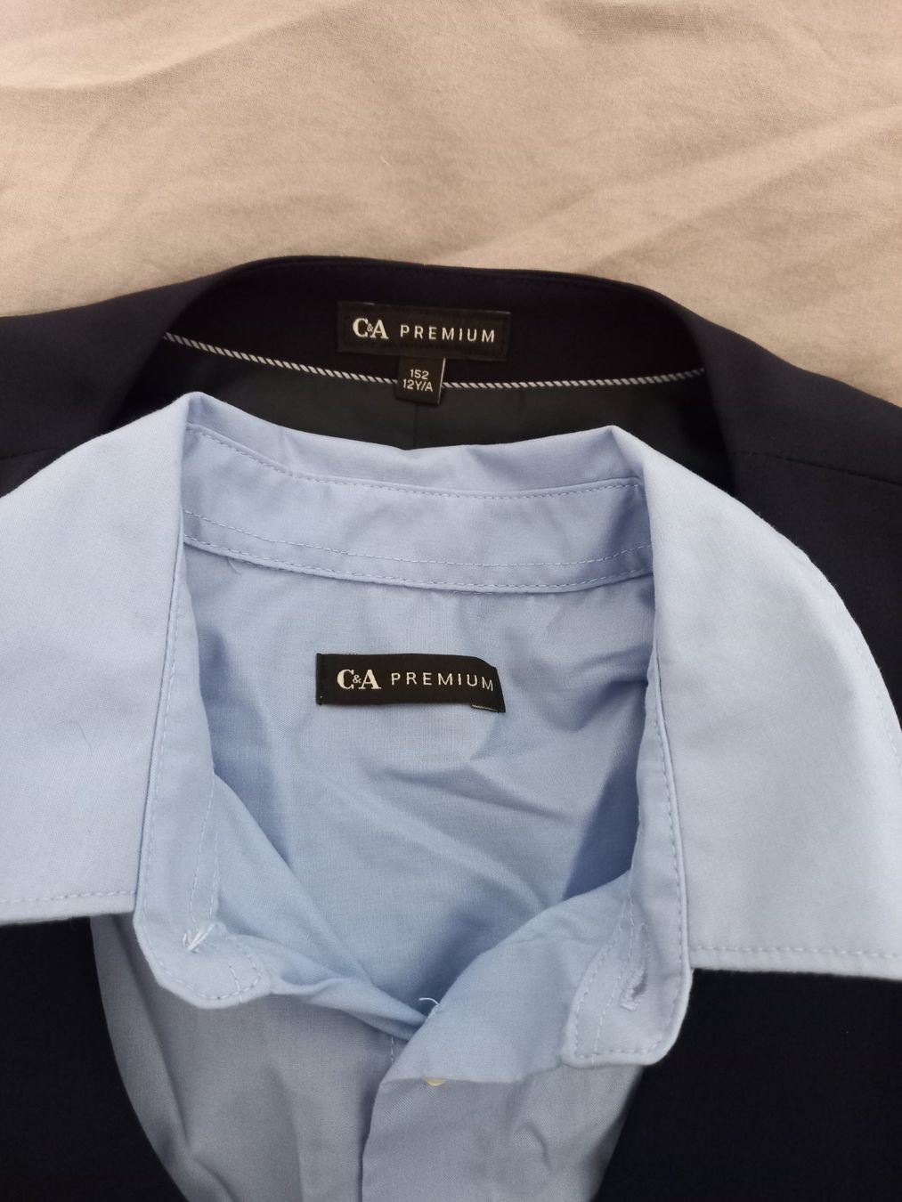 C&A Camicie, T-shirt & Polo: Hemd und Weste blau – Usato da Bachenbülach venduto da enigmatic 2