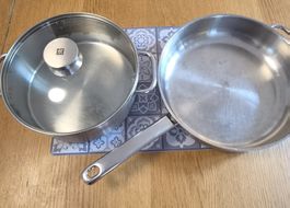 Zwilling Edelstahl Kochgeschirr-Set | Topf mit Glasdeckel