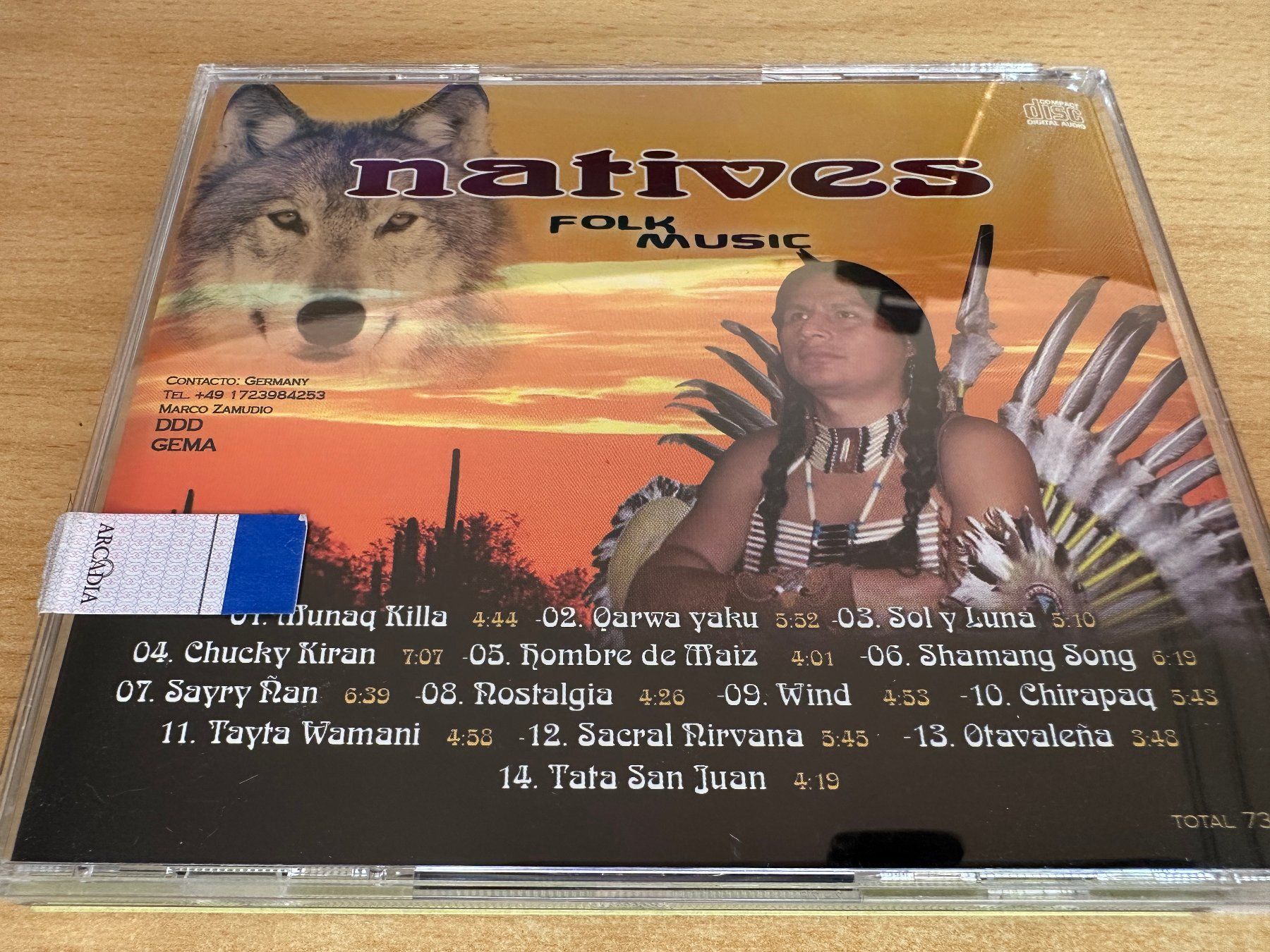 CDs: K1 Natives Peru - Folk Music – Gebraucht aus Rikon im Tösstal von Alpenmutz 1