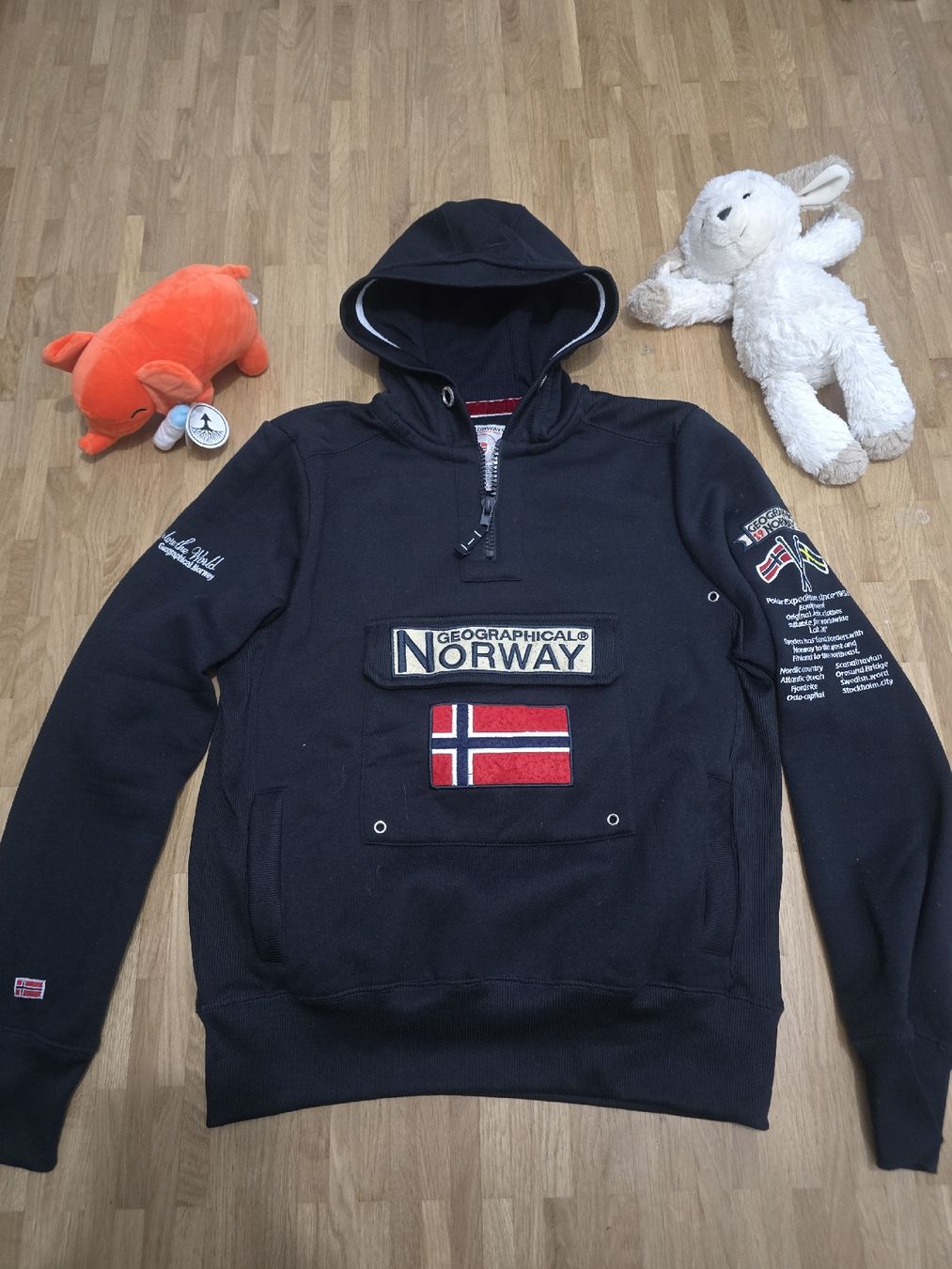 Maglioni & Felpe: Pull Geographical Norway noir, taille S/M, parfait! – Usato da Mont-sur-Lausanne venduto da Didinho