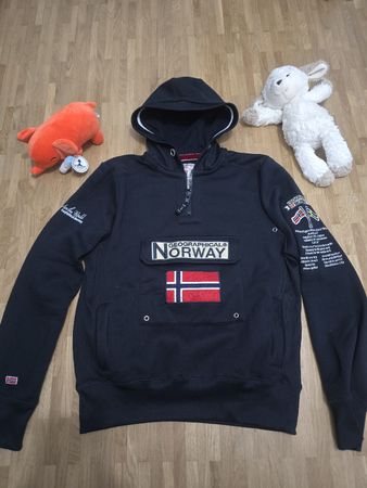 Pull Geographical Norway noir, taille S/M, parfait!