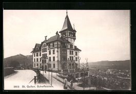 St. Gallen, Hotel Scheffelstein mit Stad