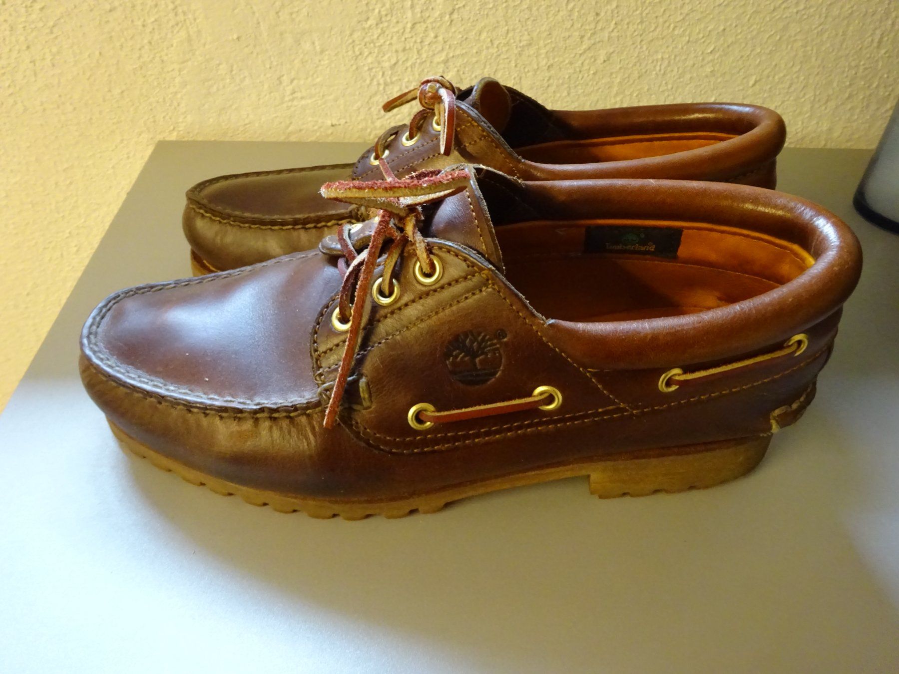 Timberland Herrenschuhe: Timberland Bootsschuh braun Grösse 44 gebraucht – Gebraucht aus Widnau von Tityos 3