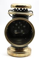 Antike Kerzen-Laterne/ Kutschenlampe aus Metall (magnetisch)