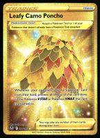 Leafy Camo Poncho #214 Pokemon Silver Tempest