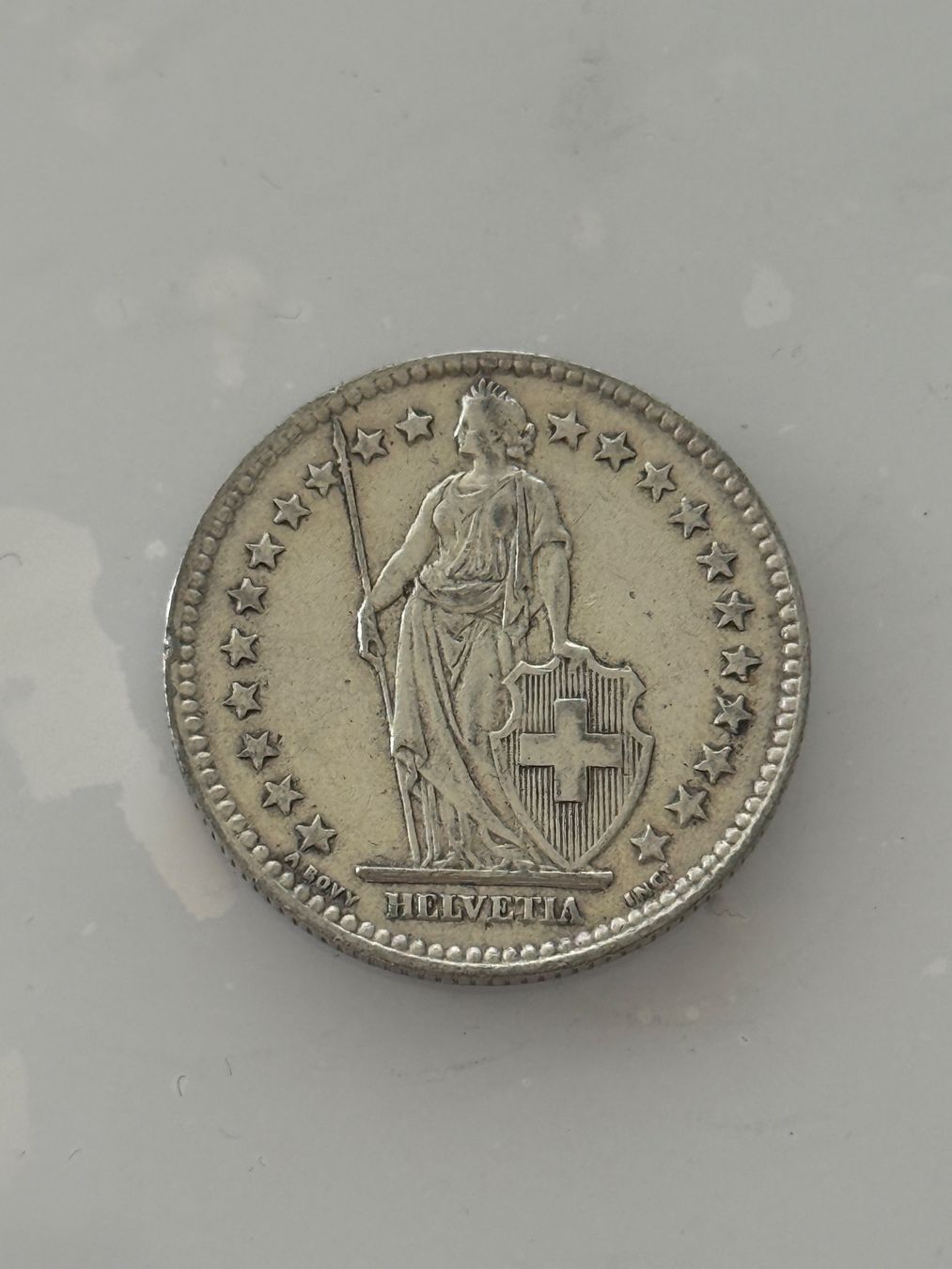 Alle Münzen: 2 Franken 1955  Rar – Gebraucht aus Wallisellen von SWISS_SILVER1 1