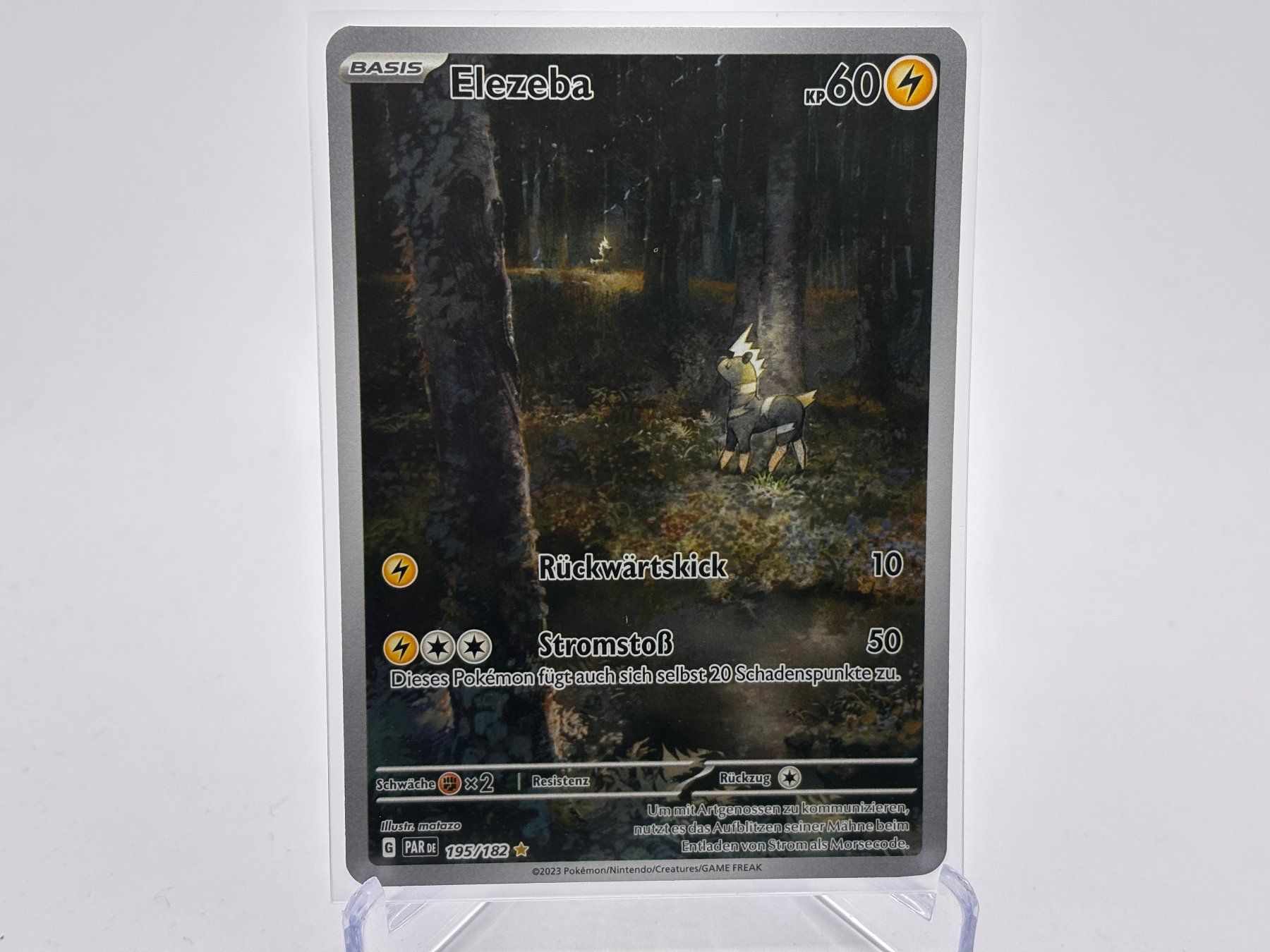 Pokémon Sammelbilder & Trading cards: Paradoxrift - Elezeba  (PAR 195) - DE – Neu (gemäss Beschreibung) aus Allschwil von Bullach