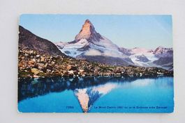 AK Le Mont Cervin et le Grünsee près Zermatt