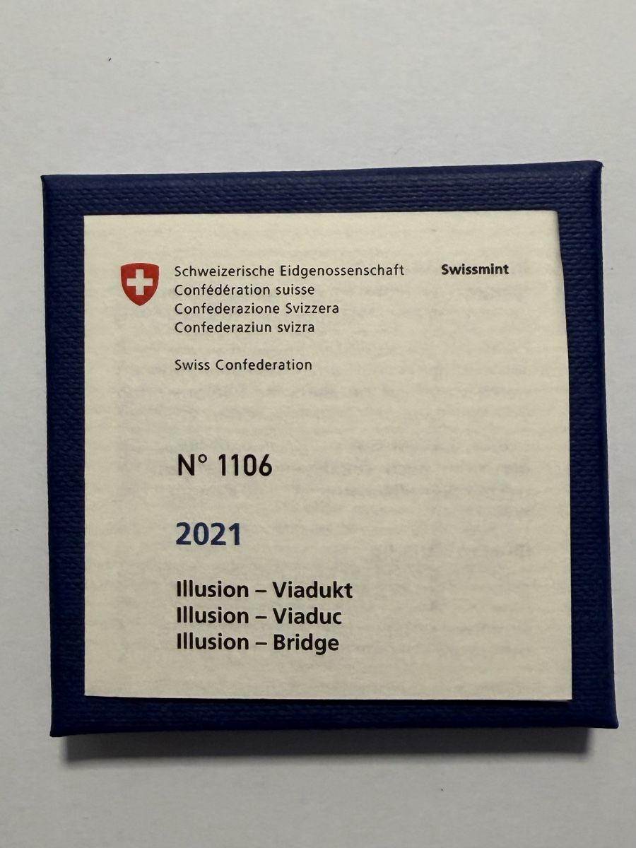Tutti le monete: 20.- Illusion 2021 PP Ag TOP!! – Nuovo (secondo la descrizione) da Breganzona venduto da Sandro003 1