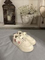 Kinder Sneaker Gr. 26 – Weiss/Rosa mit Glitzer