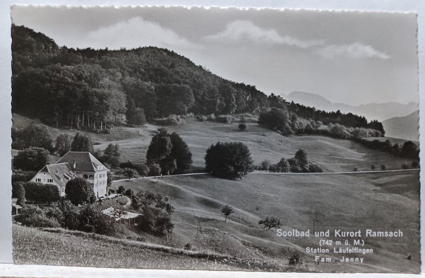 Cartoline postali: Soolbad und Kurort Ramsach, 1943 – Usato da Aarau Rohr venduto da mgvw