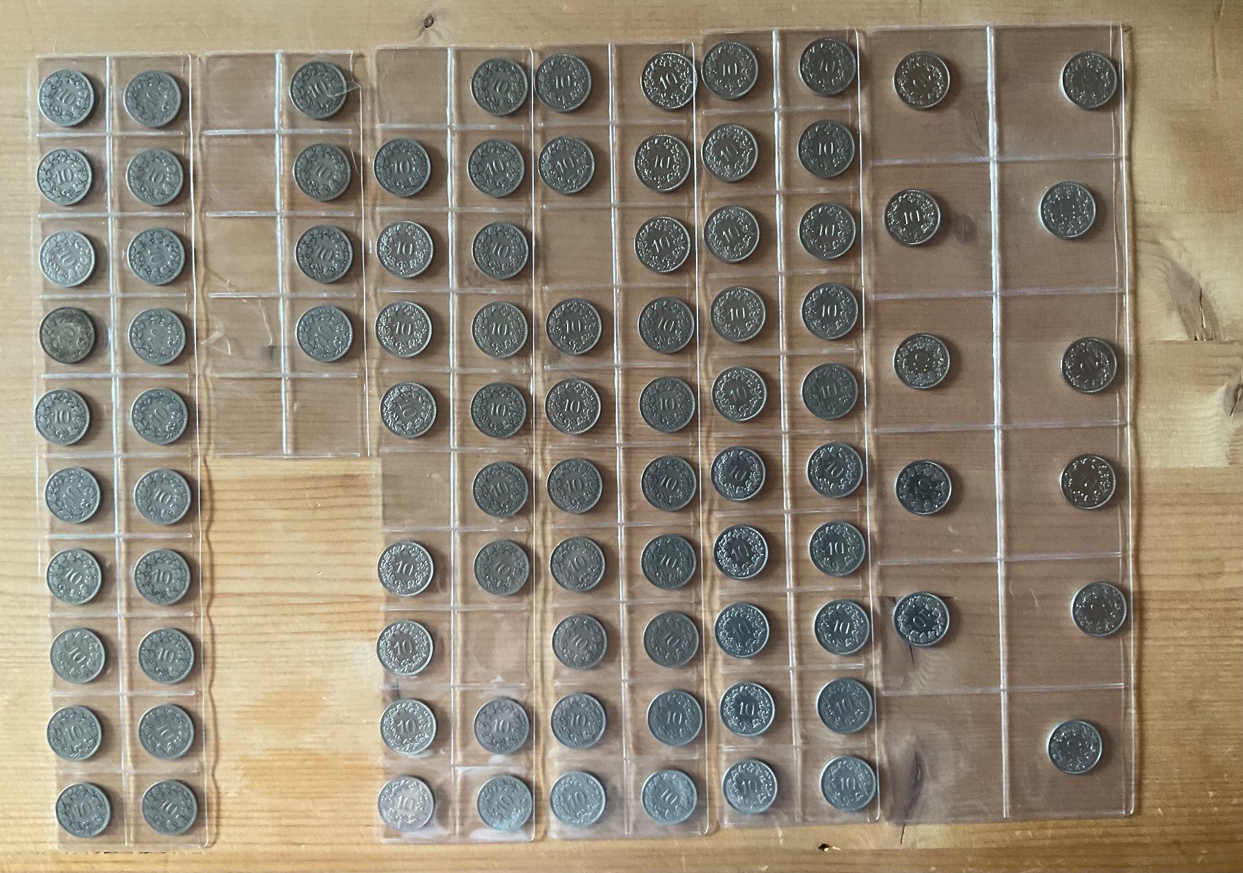 Tutti le monete: 89x 10 Rappen 1895-1989 – Usato da Kreuzlingen venduto da tummetott71 3