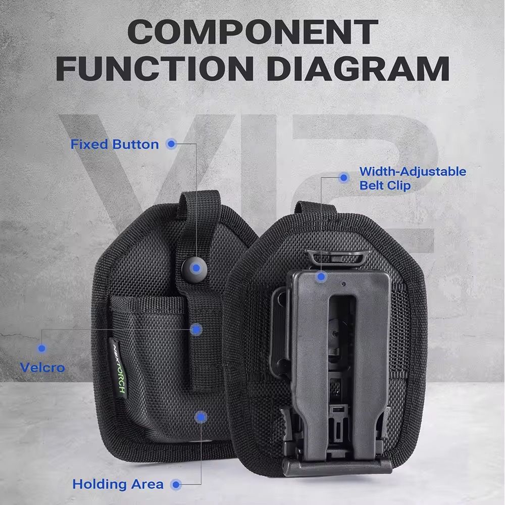 Tiro a segno: Nextorch V12 Handschellen-Holster – Nuovo e nell'imballaggio originale da Arbon venduto da Helmuth 8
