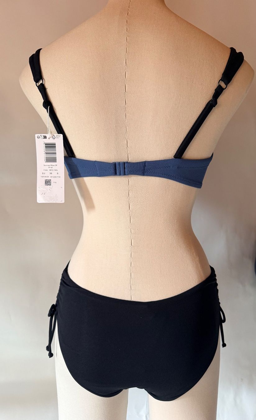 Triumph Costumi da bagno & Bikini: TRIUMPH, Bikini SUMMER GLOW, Grösse 38B/38, Farbe Blau – Nuovo e nell'imballaggio originale da Rudolfstetten venduto da gst_g7xl 3