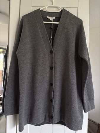 vince cardigan grau NEU