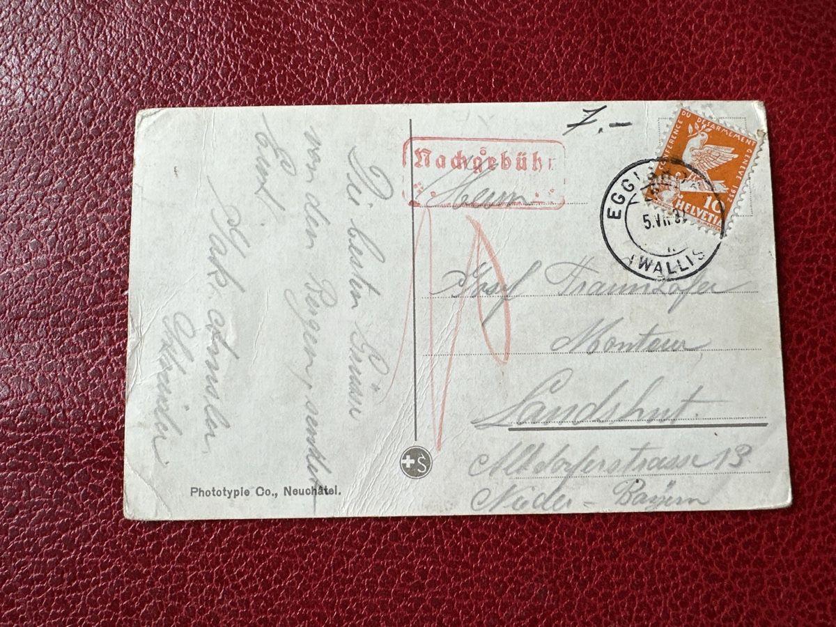 Cartoline postali: Alte Postkarte  – Usato da Basel venduto da Marlise015 1