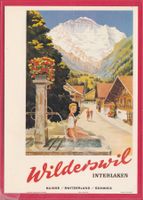 WERBEKARTE WILDERSWIL, CA. 1940