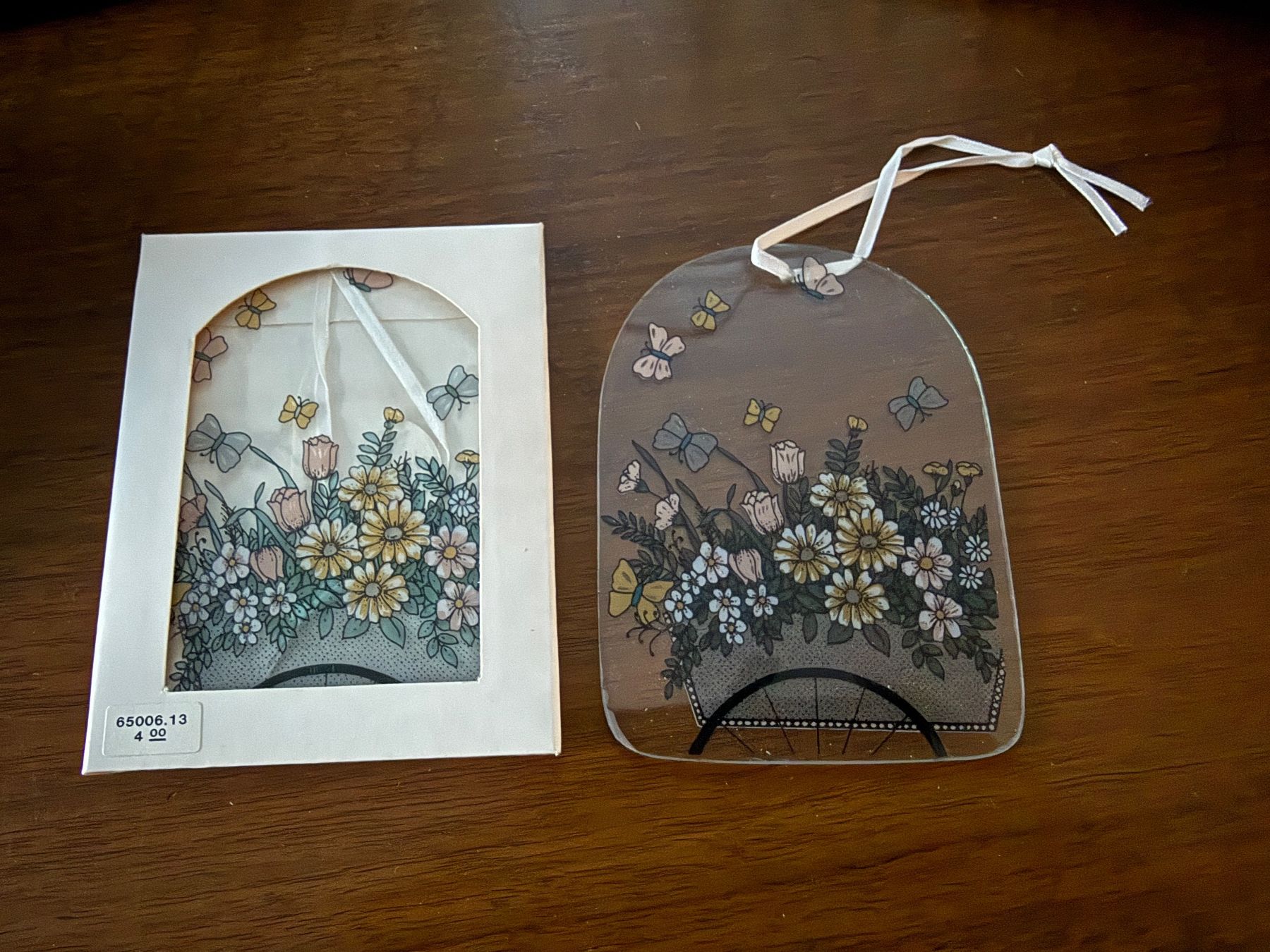 Tutte le decorazioni: 2 Fensterbilder Blumen Schmetterling – Nuovo e nell'imballaggio originale da Erstfeld venduto da Mario_boe0 2