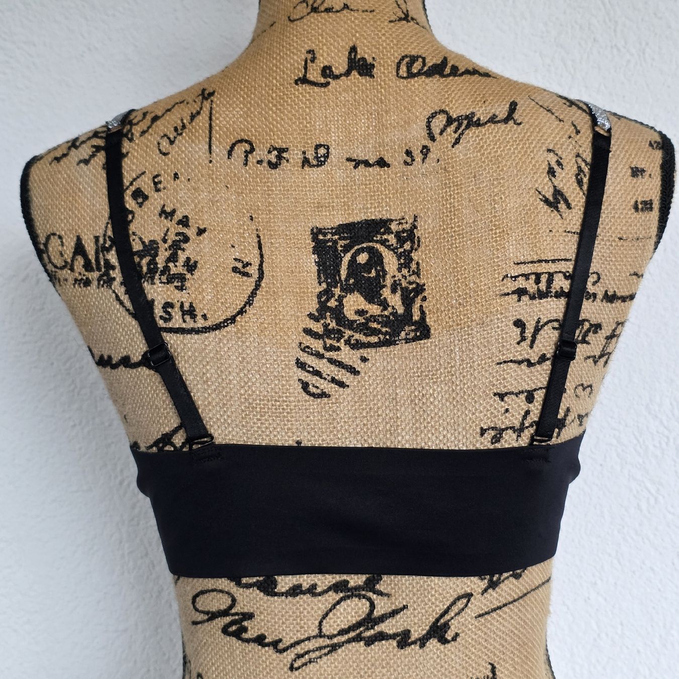 Altra biancheria intima: Schwarzer BH mit Glitzer-Trägern, Gr. 80C, Neu – Nuovo (secondo la descrizione) da Rheinsulz venduto da Gilea 3