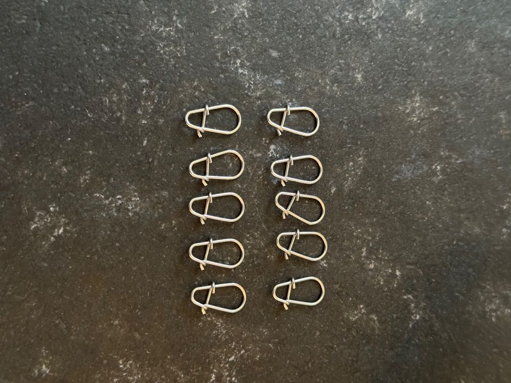 CRAZY SHARK Angelwirbel Set - 20 Stück Kugellager Wirbel Mit Schnappverschluss