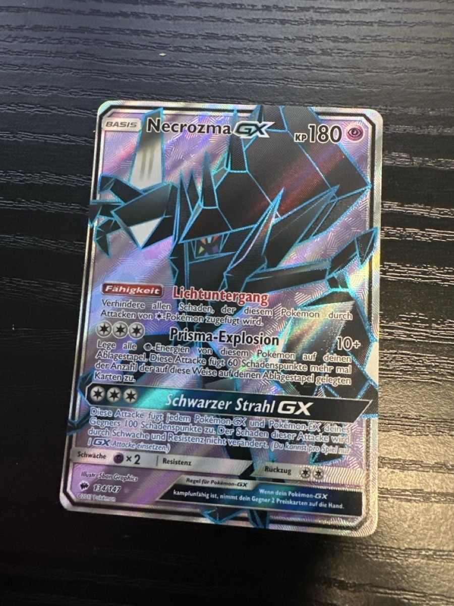 Pokémon Carte collezionabili: Necrozma GX #134 – Usato da Jona venduto da ada_jsq8