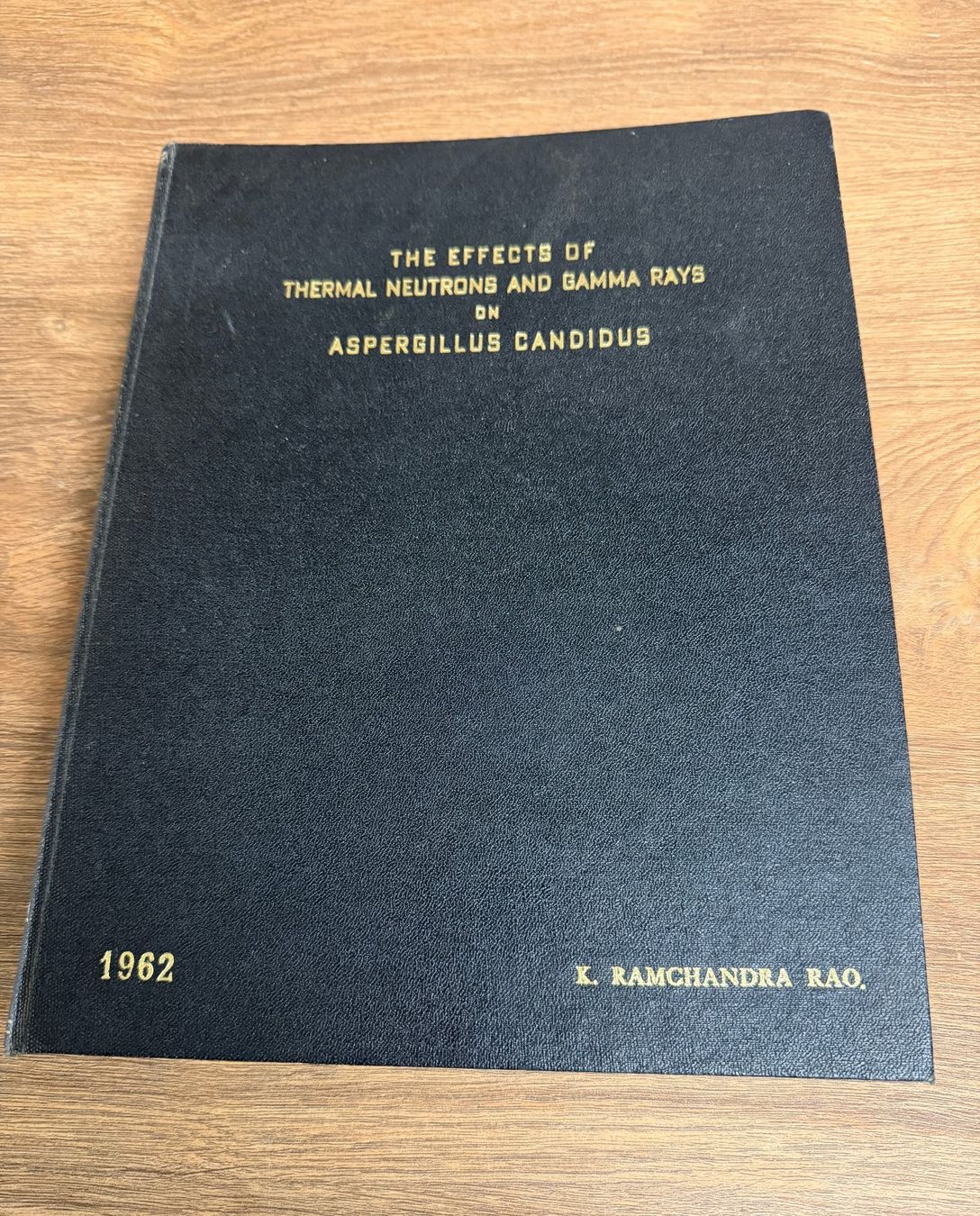 Libri: Buch: Thermal Neutrons & Gamma Rays/Aspergillus,1962 – Usato da Nussbaumen AG venduto da olitech5415