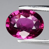 100% Echt! 1.51ct Natur Rhodolith unbehandelt Naturedelstein