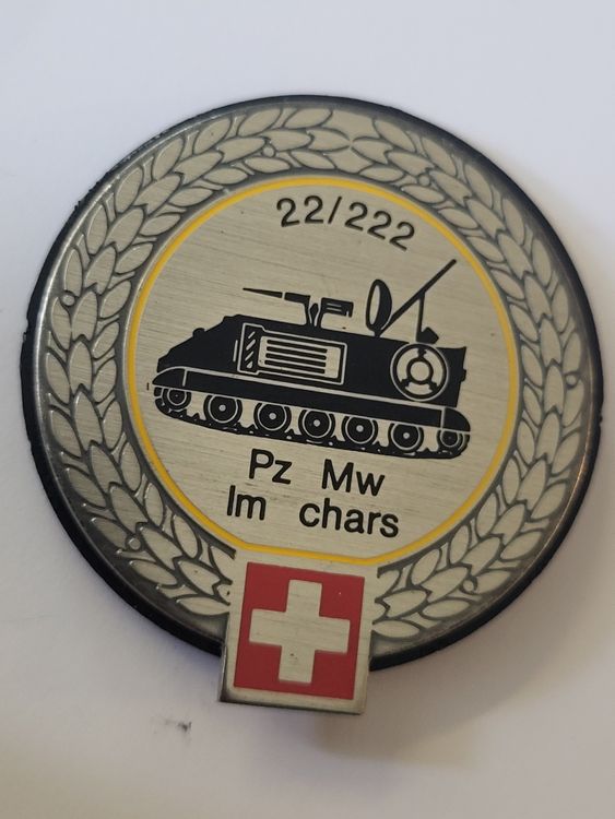 Beret Emblem Panzermedaille 22/222 Pz Mw Im chars Rarität! (Gebraucht ...