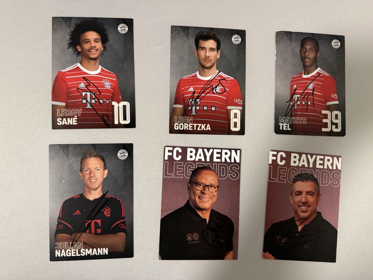 Autogramme: Unterschriebene Fussballkarten – Neu (gemäss Beschreibung) aus Bachenbülach von nafpaktos 1