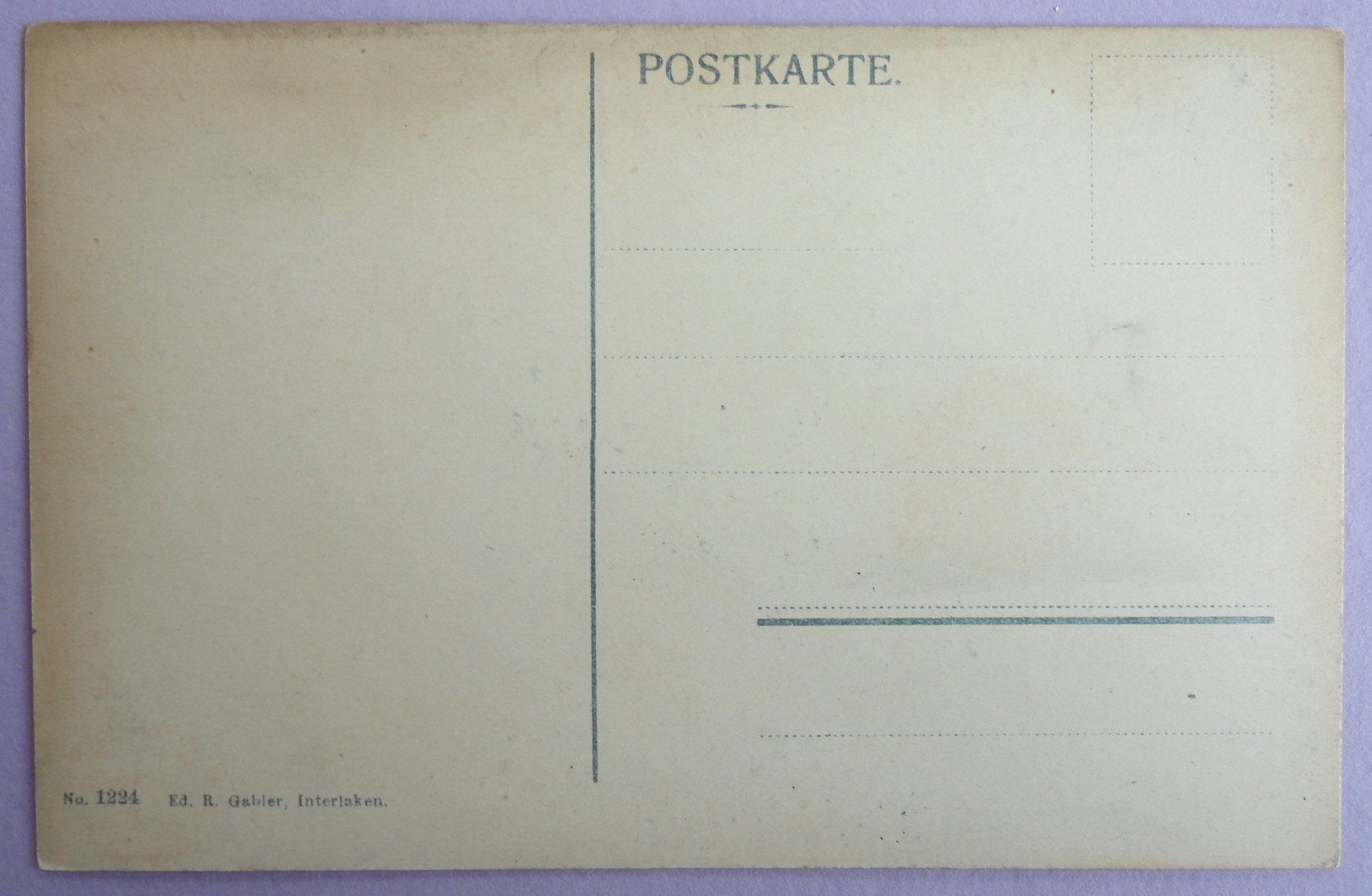 Cartoline postali: Interlaken, Kursaal, Blumenhur – Usato da Fétigny venduto da Billy2miny 1