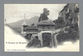 1907, A GRUYÈRES - LES REMPARTS
