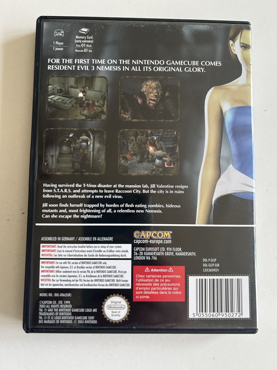 Giochi: Resident Evil 3 pal Gamecube – Usato da Pully venduto da PongDayOne 1