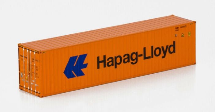 WSI Models Kit di modellismo & Modellini statici: WSI Hapag-Lloyd 40FT Container Scale 1:50 – Nuovo (secondo la descrizione) da Luzern venduto da aa43modelcars-Luzern