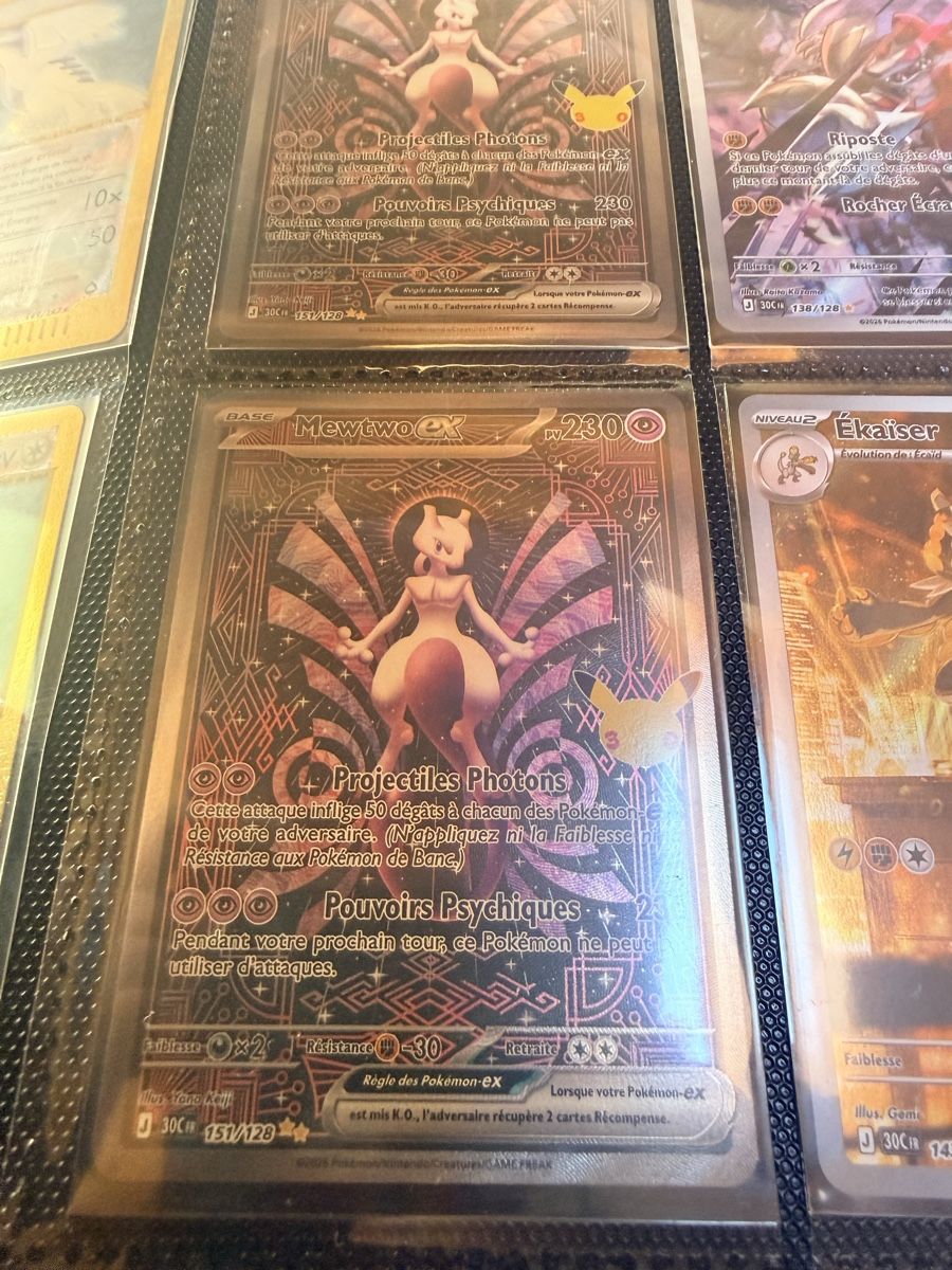 Pokémon Carte collezionabili: 🇫🇷Mewtwo Ex 30th anniversaire – Usato da Champéry venduto da MrJo