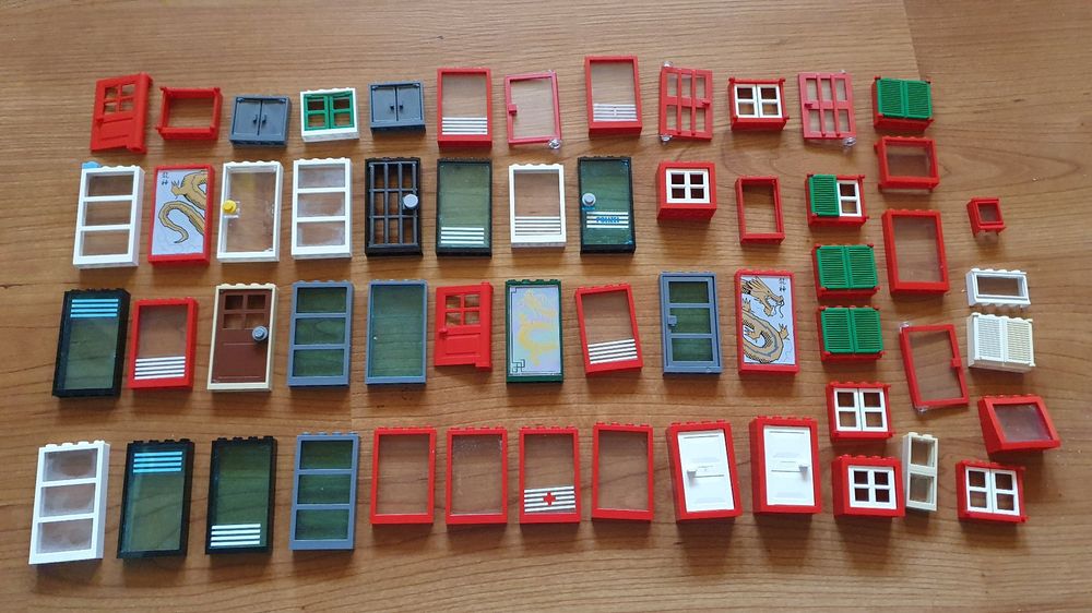 Basic LEGO R Turen Sammlung LEGO Fenster Türen kg