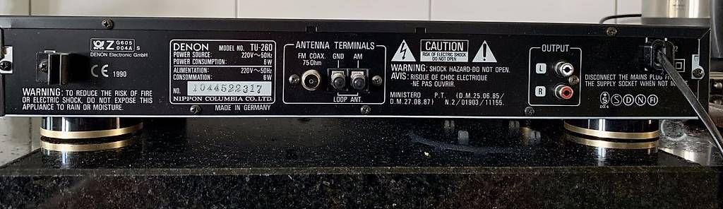 Radio: Super Denon Audio Tuner TU-260 – Usato da Basel venduto da jg1_h78q 2