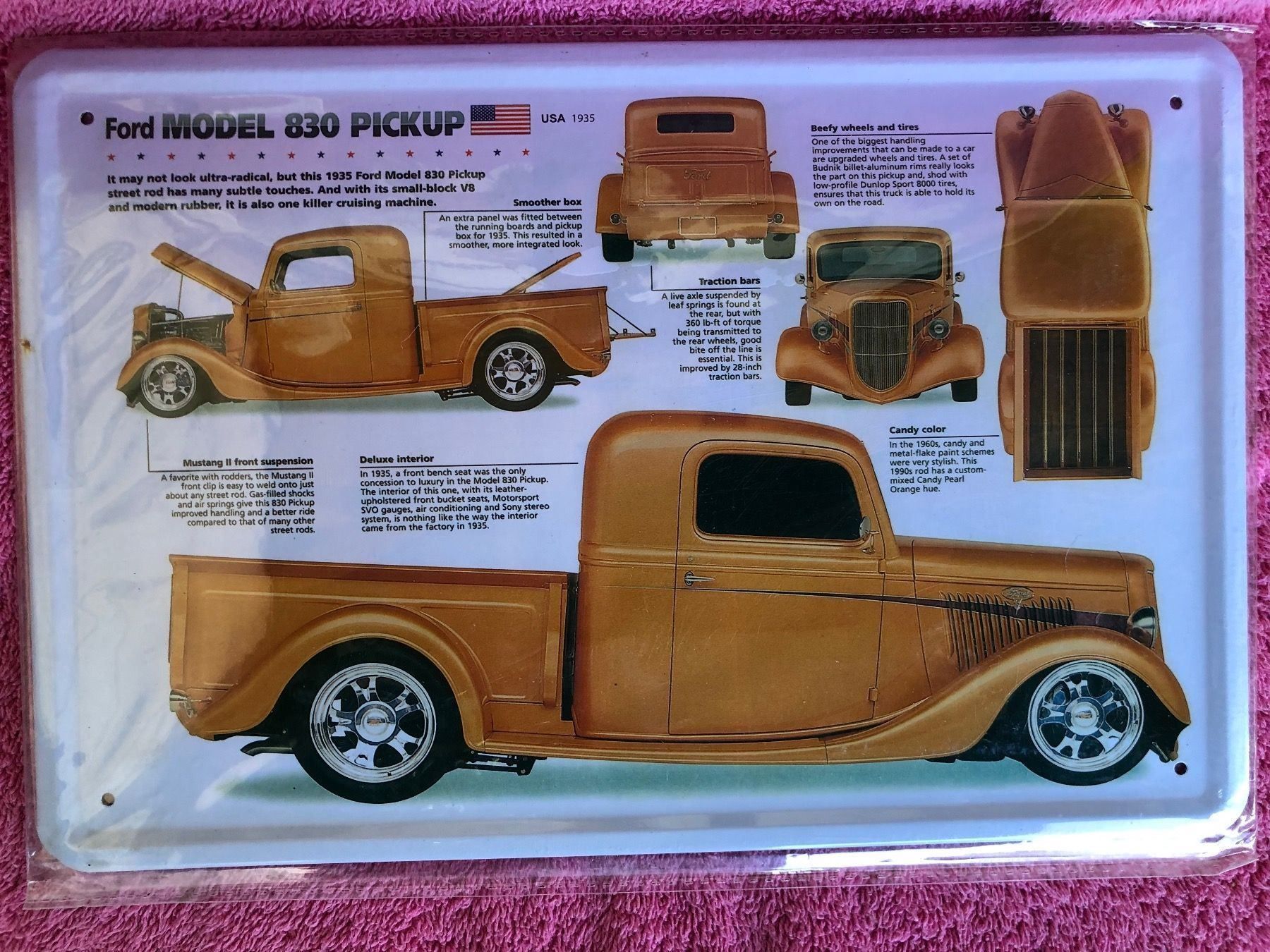 Schilder: Ford hot rod pick up v8 Oldtimer classic – Neu (gemäss Beschreibung) aus Reinach AG von rares75