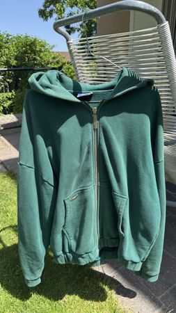 Peso Raw Zip-Hoodie, Grün, Grösse M
