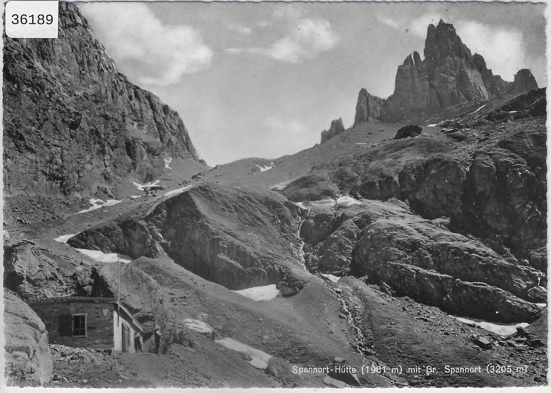 Cartoline postali: Spannort-Hütte mit Gr. Spannort – Usato da Ettingen venduto da Kartenplanet