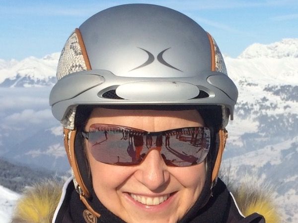 Caschi: Skihelm Indigo S/M mit Phytonleder – Usato da Richterswil venduto da Solemare47Nicole