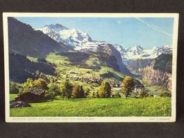Wengen g. die Jungfrau u.d. Breithorn