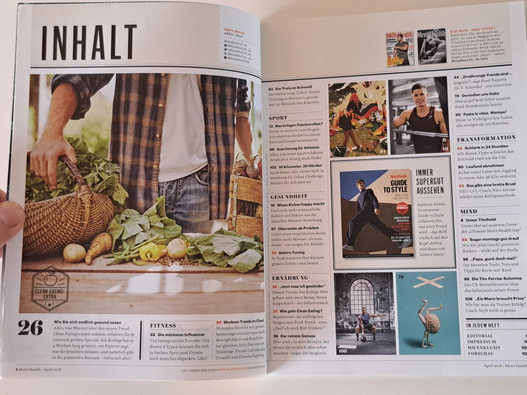 Riviste & Magazine: MEN'S HEALTH - April 2018 – Usato da Wichtrach venduto da LuckyLuke69 1