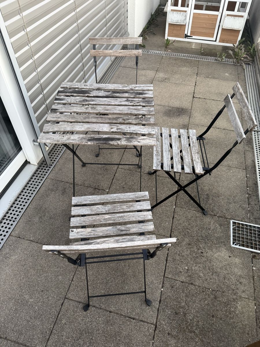 Ikea Tischset: balkontischli mit 3 stühlen – Gebraucht aus Amriswil von cor_gpw9